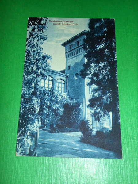 Cartolina Montanaro Canavese - Castello Senatore Frola 1954