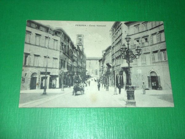 Cartolina Perugia - Corso Vannucci 1920 ca