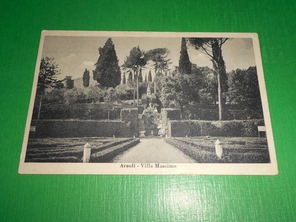 Cartolina Arsoli - Villa Massimo 1925 ca