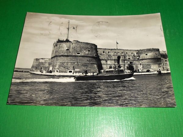 Cartolina Taranto - Castello degli Aragonesi 1958