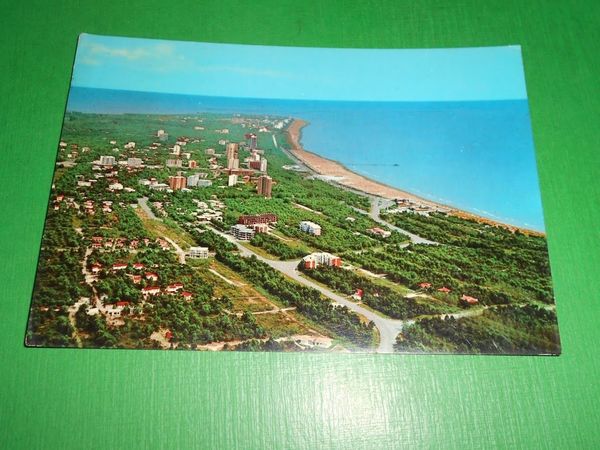 Cartolina Lignano Pineta - Panorama dall' aereo 1969