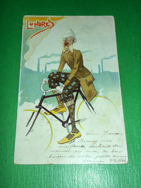 Cartolina illustrata Londres 1901