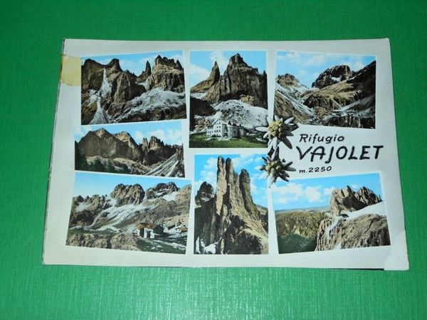 Cartolina Rifugio Vajolet - Vedute diverse 1960 ca