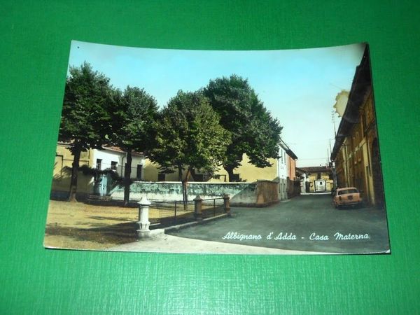 Cartolina Albignano d' Adda - Casa Materna 1960 ca