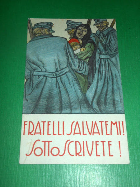Cartolina Militaria WWI - Propaganda Prestito Nazionale 1917 ca.