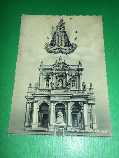 Cartolina Parma - Santuario B. V. di Fontanellato 1962