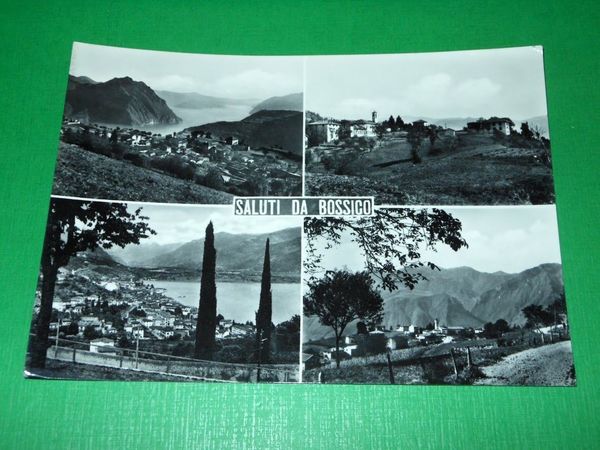 Cartolina Saluti da Bossico ( Bergamo ) - Vedute diverse …