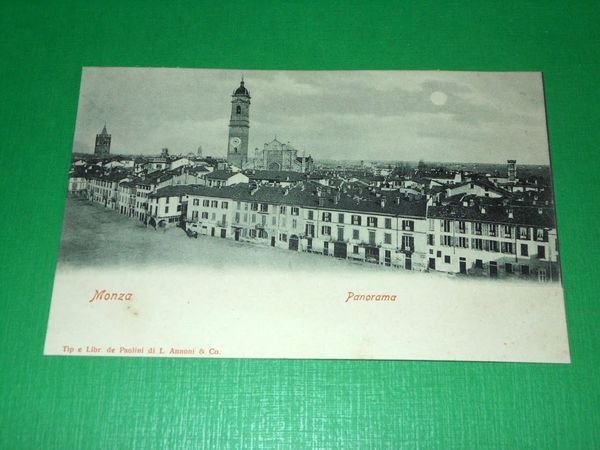 Cartolina Monza - Panorama 1900 ca