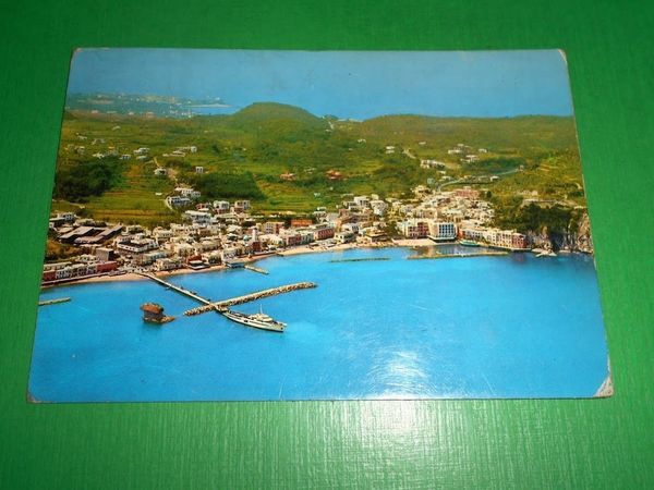 Cartolina Lacco Ameno - Panorama dall'aereo 1971