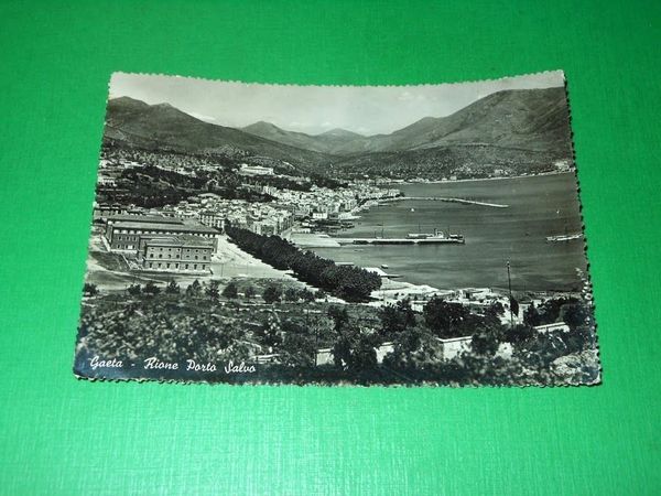 Cartolina Gaeta - Rione Porto Salvo 1950