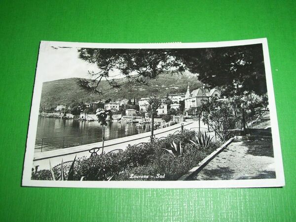 Cartolina Laurana - Scorcio panoramico 1937.