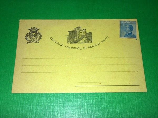 Cartolina Collegio "Barolo" in Barolo ( Alba / Cuneo ) …