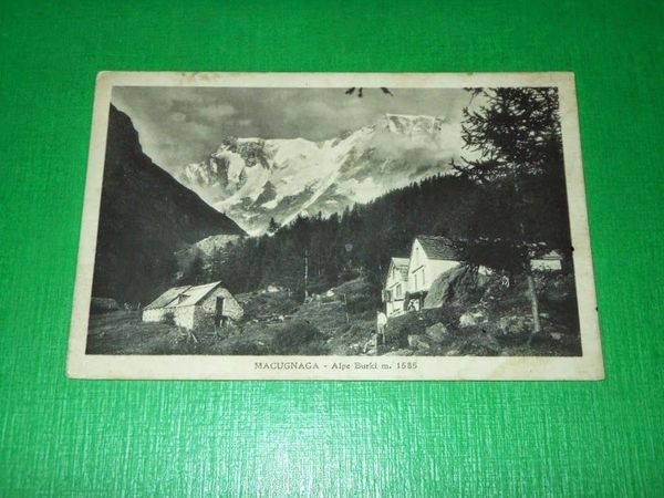 Cartolina Macugnaga - Alpe Burki 1930 ca.