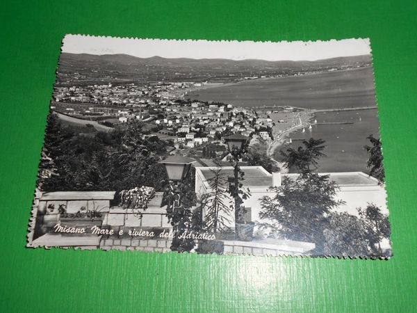 Cartolina Misano Mare e riviera dell' Adriatico - Panorama 1960.