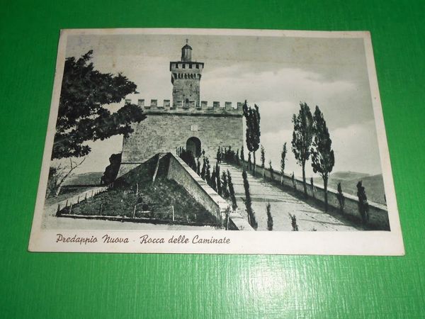 Cartolina Predappio Nuova - Rocca delle Caminate 1939.