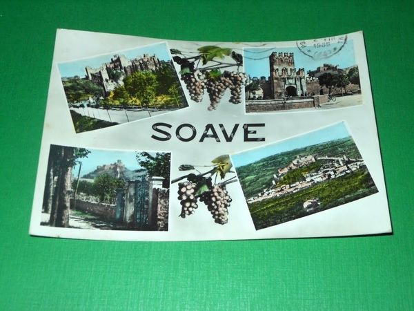 Cartolina Soave ( Verona ) - Vedute diverse 1965