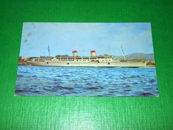 "Cartolina Società Navigazione "Italia" - Tn. Conte Grande / Tn. …