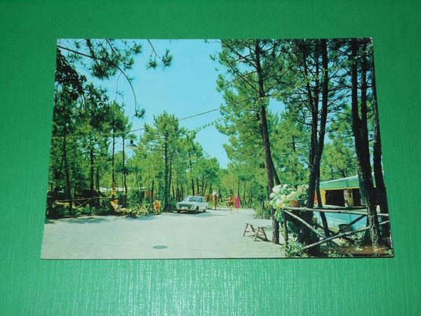 Cartolina Marina di Grosseto - Camping Le Pignacce 1969
