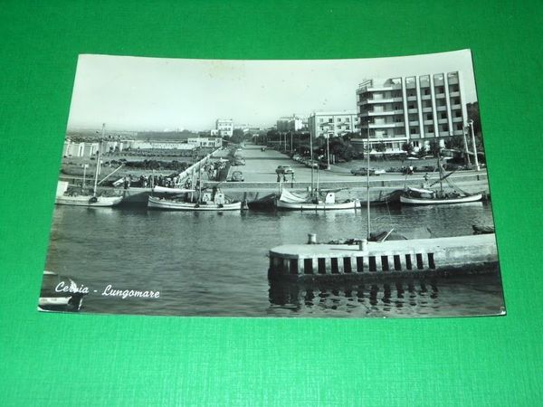 Cartolina Cervia - Lungomare 1963.