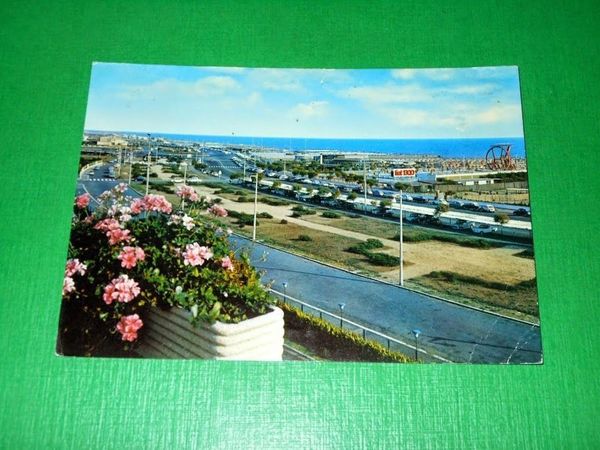 Cartolina Ostia Lido - Panorama Parziale 1972.