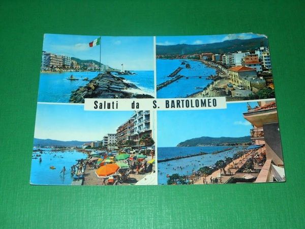 Cartolina Saluti da S. Bartolomeo - VEdute diverse 1965.