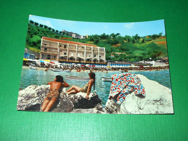 Cartolina Numana - Spiaggia 1965.