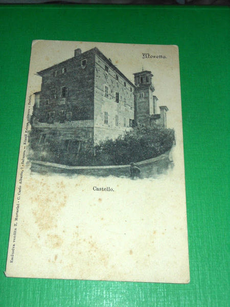 Cartolina Moretta ( Cuneo ) - Castello 1900 ca.
