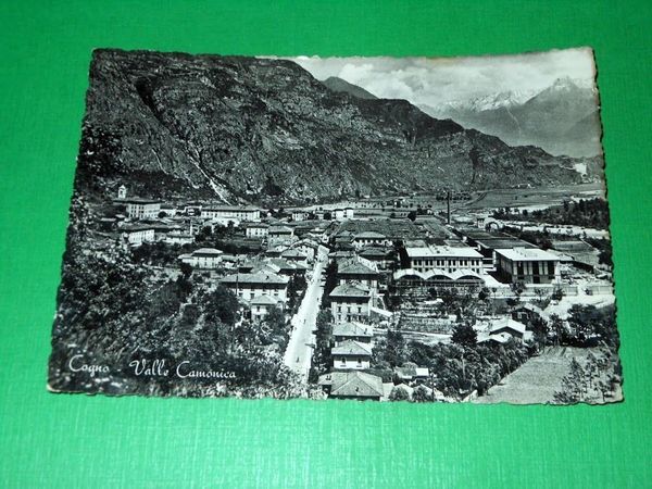 Cartolina Cogno ( Valle Camonica ) - Panorama 1950 ca.