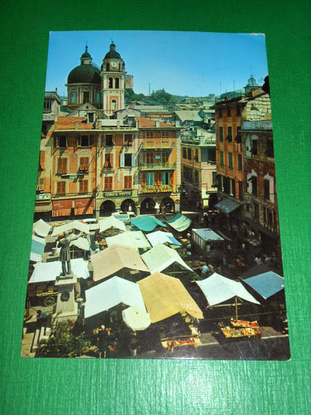 Cartolina Chiavari - Piazza Mazzini 1967.