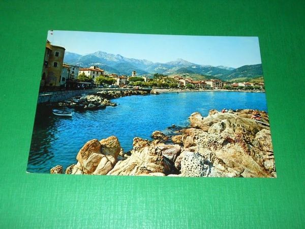 Cartolina Isola d'Elba - Marciana Marina - Scorcio panoramico 1978.
