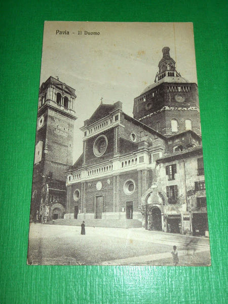 Cartolina Pavia - Il Duomo 1925 ca.