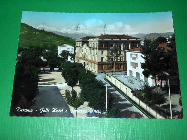 Cartolina Teramo - Jolli Hotel e Palazzo Incis 1962
