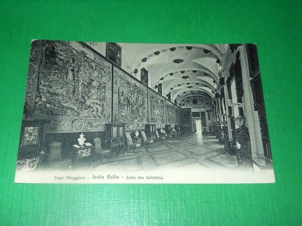 Cartolina Lago Maggiore - Isola Bella - Salle des Gobelins …