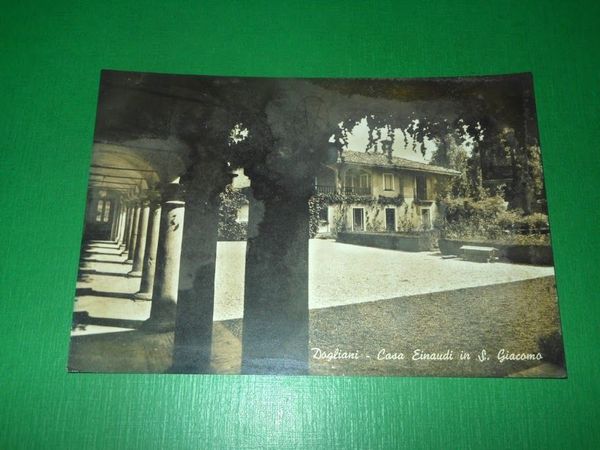 Cartolina Dogliani - Casa Einaudi in S. Giacomo 1964