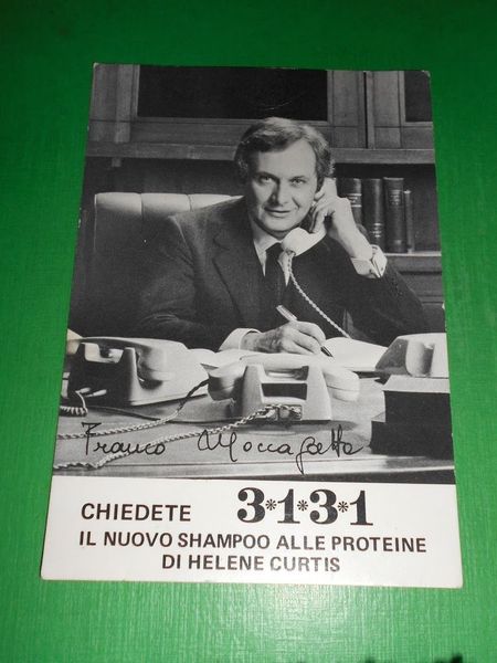 Cartolina Pubblicità Shampoo Helene Curtis - Franco Moccagatta 1970 ca