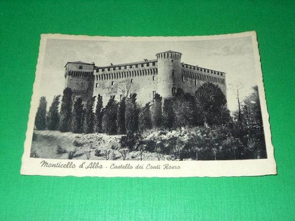 Cartolina Monticello d'Alba ( Cuneo ) - Castello dei Conti …
