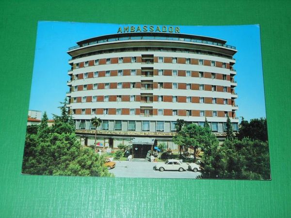 Cartolina Abano Terme - Grand Hotel Ambassador 1971