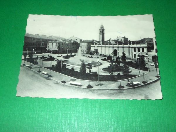 Cartolina Rovigo - Piazza Roma 1952