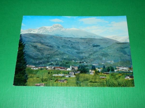 Cartolina Pollone - Panorama generale e Monte Mucrone 1966