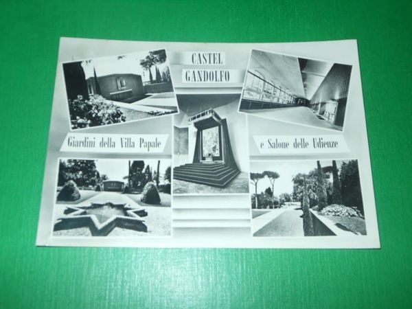 Cartolina Castel Gandolfo - Giardini della Villa Papale e Salone …