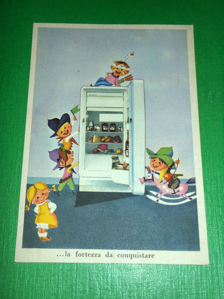 Cartolina Pubblicità - Frigoriferi REX - . La fortezza da …