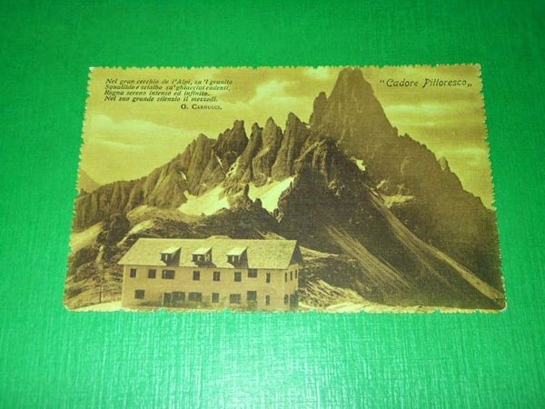 Cartolina Cadore Pittoresco - Particolare 1925 ca