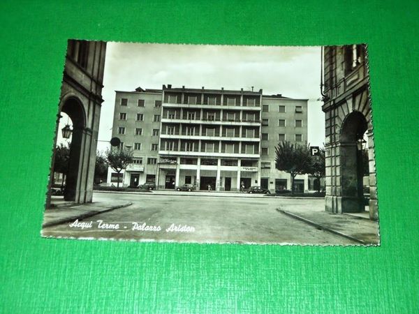 Cartolina Acqui Terme - Palazzo Ariston 1957