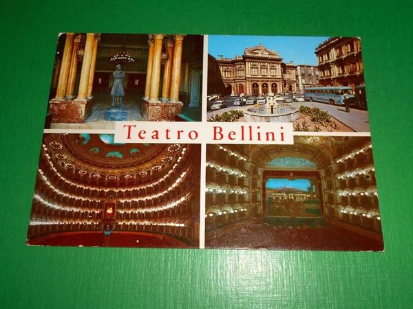 Cartolina Catania - Teatro Bellini 1974