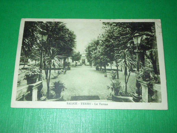 Cartolina Salice Terme - Le Terme 1931