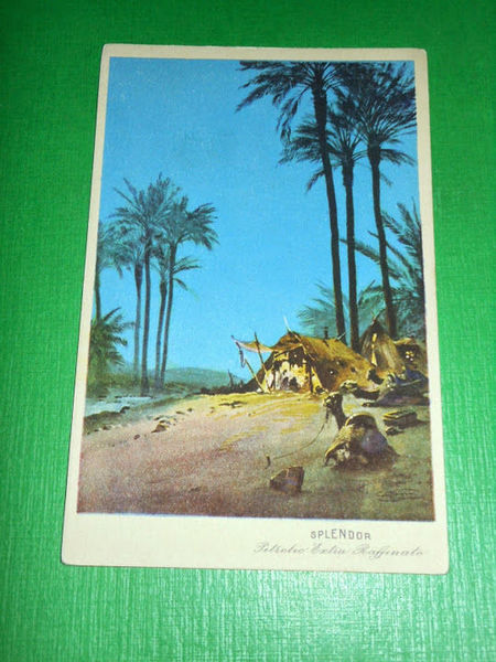 Cartolina Pubblicità Soc. Italo Americana del Petrolio (Genova) - Splendor …