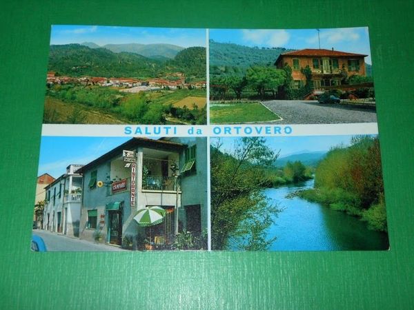 Cartolina Saluti da Ortovero ( Savona ) - Vedute diverse …