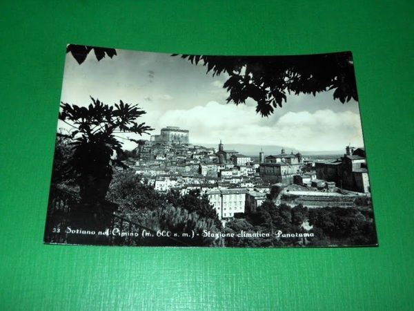 Cartolina Soriano nel Cimino - Panorama 1961