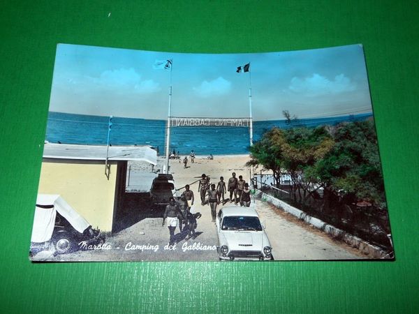 Cartolina Marotta - Camping del Gabbiano 1968