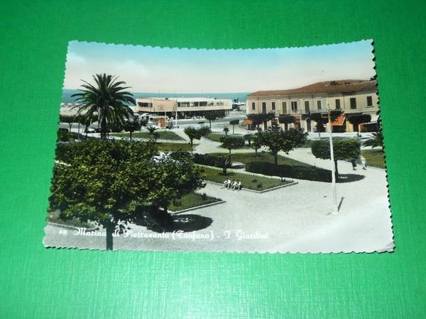 Cartolina Marina di Pietrasanta ( Tonfano ) - I Giardini …